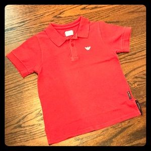 Armani Junior Polo Shirt Sz 5/6